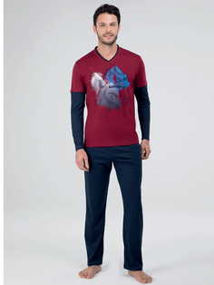 Комплект мужской BlackSpade BS30019 бордовый XXL