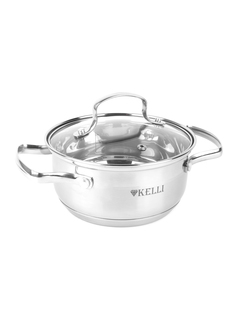 Кастрюля из нержавеющей стали "Классика" KELLI 1.5л