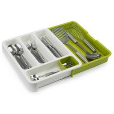 Раздвижной лоток под столовые приборы Expandable cutlery tray зеленый