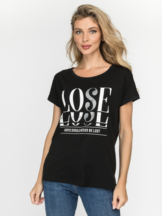 Футболка женская DAIROS GD69300835 черная XL