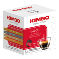 Капсулы для кофемашин dolce gusto KIMBO NAPOLI 16 шт по 7 г