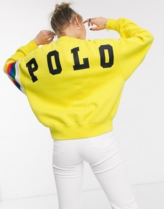 Желтый джемпер с логотипом Polo Ralph Lauren