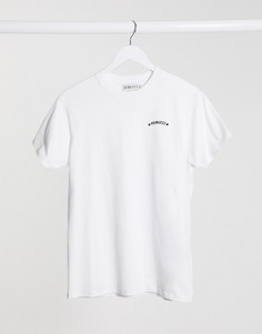 Белая футболка с логотипом Fiorucci-Белый
