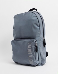 Рюкзак оловянного цвета с логотипом Calvin Klein performance-Серый