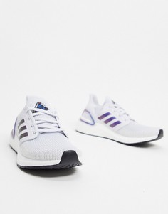 Серо-синие кроссовки adidas Running Ultraboost 20-Серый