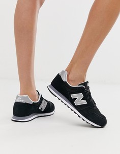 Черные кроссовки New Balance 373-Черный