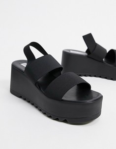 Сандалии на платформе Steve Madden-Черный