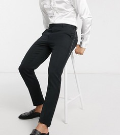 Черные брюки скинни под смокинг ASOS DESIGN Tall-Черный