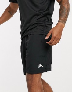Черные шорты с логотипом adidas Training-Черный