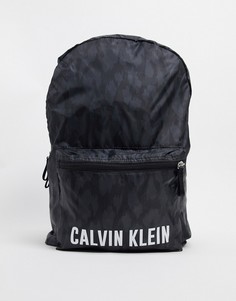 Черный рюкзак с принтом Calvin Klein performance
