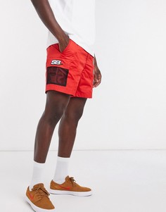Красные шорты с логотипом Nike SB-Красный