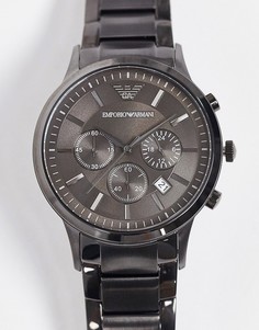 Серые часы Emporio armani-Серый