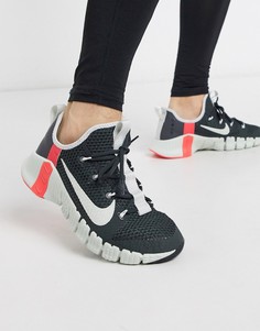 Серые кроссовки Nike Training Free Metcon 3-Серый