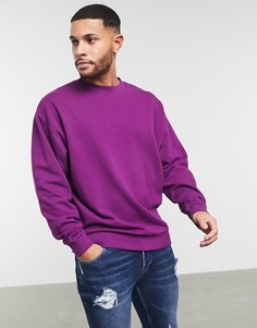 Фиолетовый oversize-свитшот ASOS DESIGN