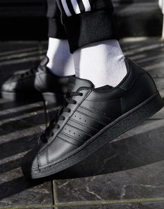 Черные кроссовки adidas Originals Superstar-Черный