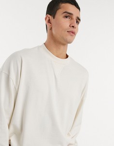 Бежевый лонгслив ASOS DESIGN