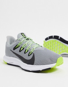 Серые кроссовки Nike Running Quest 2-Серый