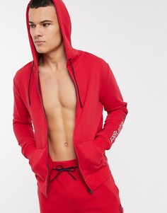 Худи красного цвета для дома с логотипом Tommy Hilfiger-Красный