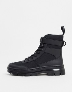 Черные ботинки с ремешком на щиколотке Dr Martens-Черный