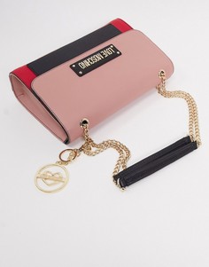 Сумка на плечо с кольцом для ключей Love Moschino-Мульти