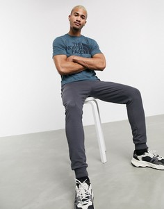 Синяя футболка с принтом The North Face-Синий