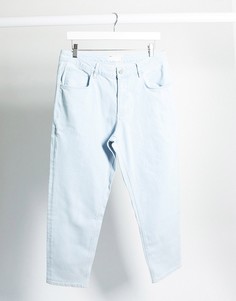 Голубые классические джинсы ASOS DESIGN-Синий