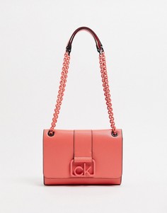 Розовая сумка через плечо Calvin Klein-Розовый