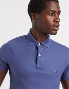 Футболка-поло классического кроя Tommy Hilfiger-Синий