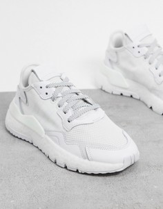Белые кроссовки adidas Originals Nite Jogger-Белый