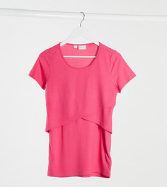 Розовая футболка для кормления Mamalicious-Розовый Mama.Licious