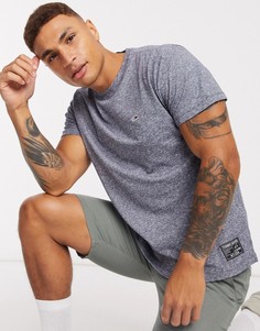 Меланжевая футболка Tommy Jeans-Темно-синий