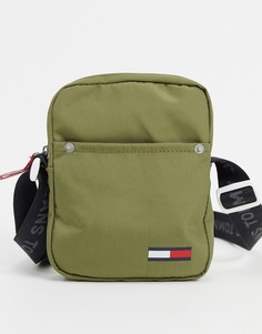 Небольшая сумка репортера Tommy Jeans-Зеленый