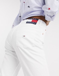 Белые джинсы в винтажном стиле с завышенной талией Tommy Jeans-Белый