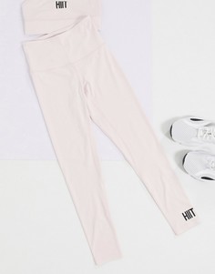Розовые леггинсы с логотипом HIIT-Розовый