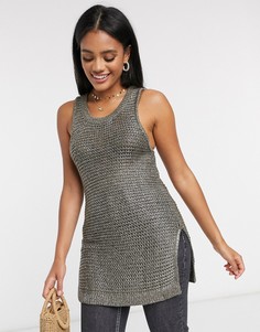 Вязаный топ Brave Soul-Зеленый