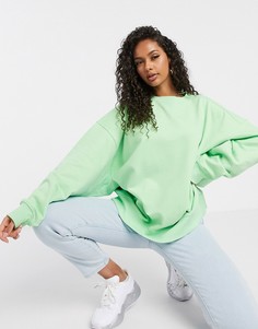 Зеленый oversized-свитшот от комплекта со вставками ASOS DESIGN