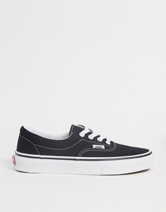 Черные кроссовки Vans Era-Черный