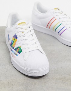 Кроссовки adidas Originals Pride Superstar-Белый