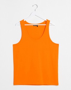 Оранжевая майка ASOS DESIGN-Оранжевый