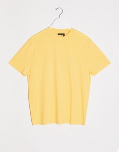 Желтая свободная футболка из органического хлопка ASOS DESIGN-Желтый