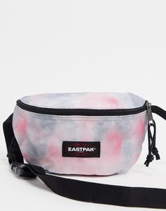 Розовая сумка-кошелек на пояс с принтом тай-дай Eastpak-Мульти