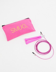 Розовая скакалка в дорожном футляре SMUG-Розовый