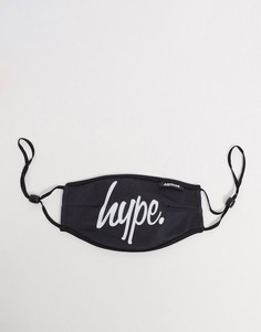 Черная маска для лица с регулируемыми ремешками Hype-Черный