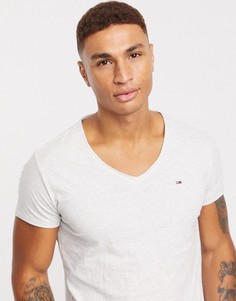 Футболка с V-образным вырезом Tommy Jeans-Серый