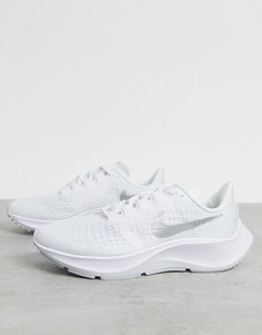 Белые кроссовки Nike Running Air Zoom Pegasus 37-Белый