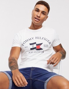 Футболка с флагом Tommy Hilfiger-Белый