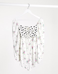 Ромпер For Love and Lemons-Черный
