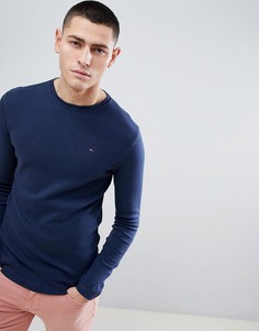 Темно-синий лонгслив Tommy Jeans
