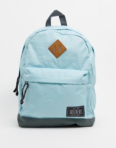Голубой рюкзак с логотипом Skechers-Синий