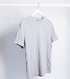 Серая футболка из органического хлопка ASOS DESIGN Tall-Серый